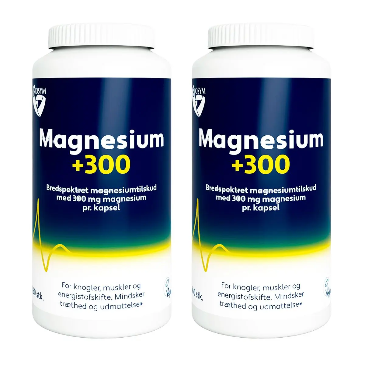 Magnesium +300 - 2 x 160 kaps.