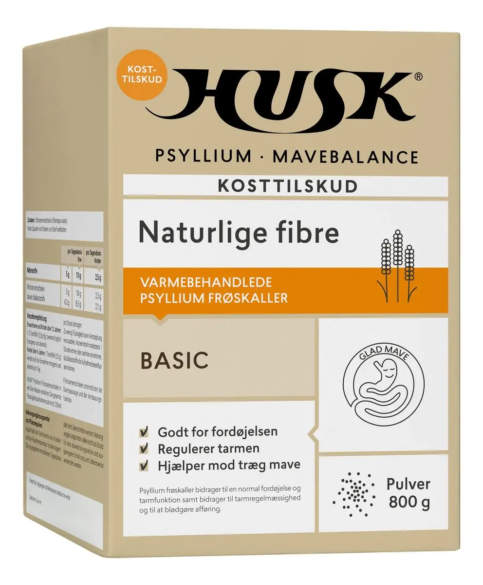 HUSK Psyllium Magebalanse - 800 g.
