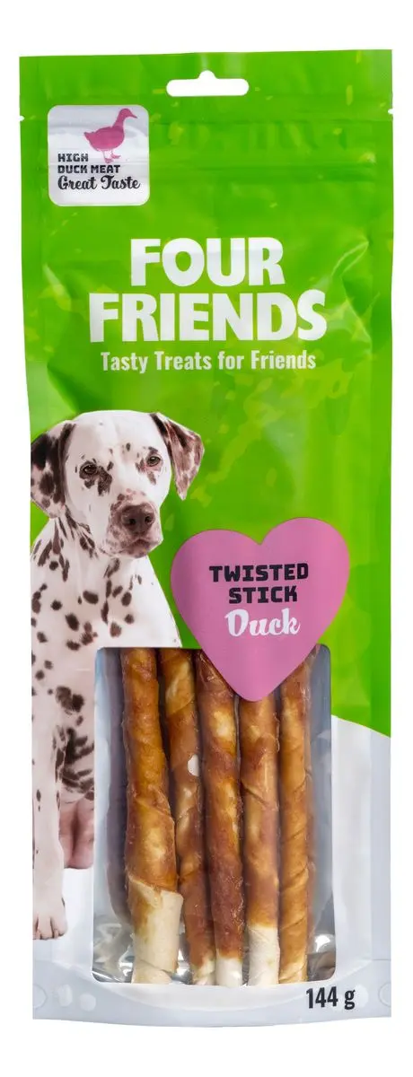 FourFriends Twisted Stick Duck 25 cm - 5 stk.