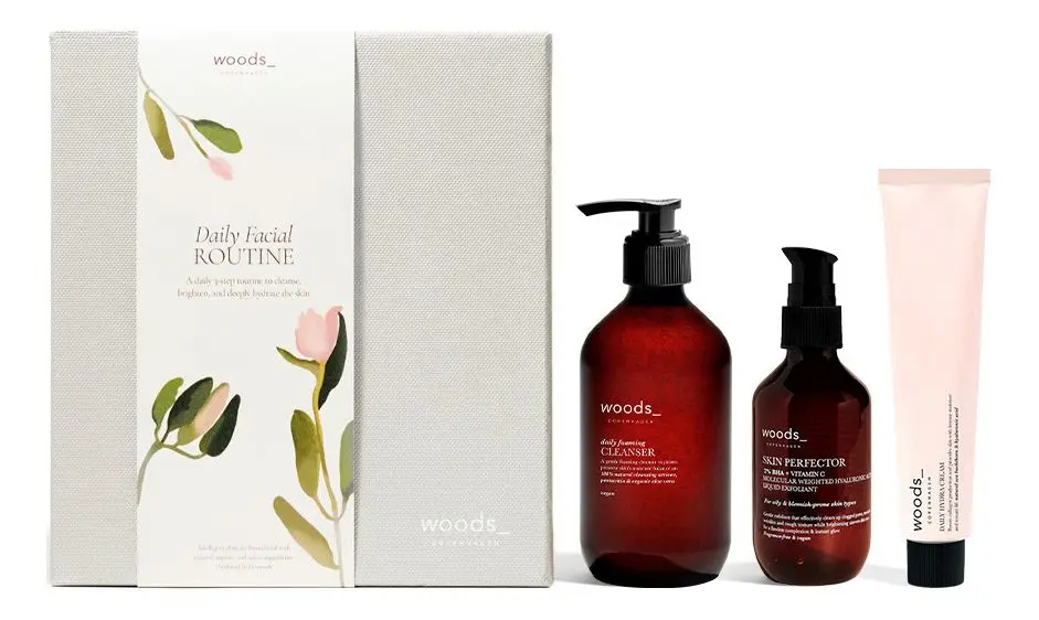 woods_ copenhagen Daily Facial Routine Gift Set - 1 sett