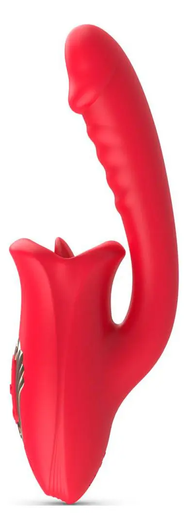 Teazers Clitoris Stimulator & G-Spot Vibrating Dildo - 1 stk.