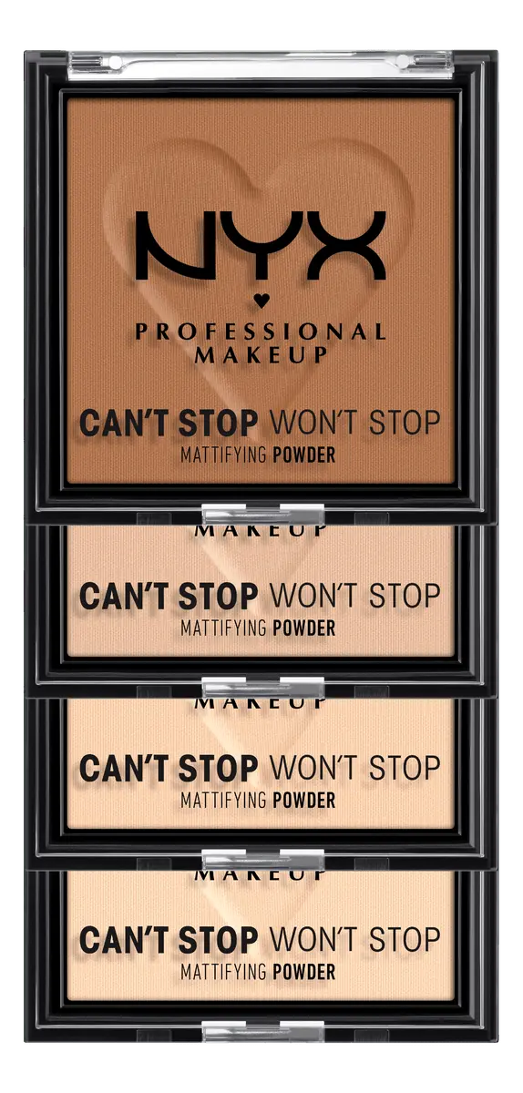 NYX Can't Stop Won't Stop Mattifying Powder - Flere farger