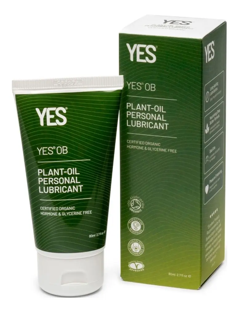 YES OB Øko Planteoljebasert Glidekrem - 80 ml.