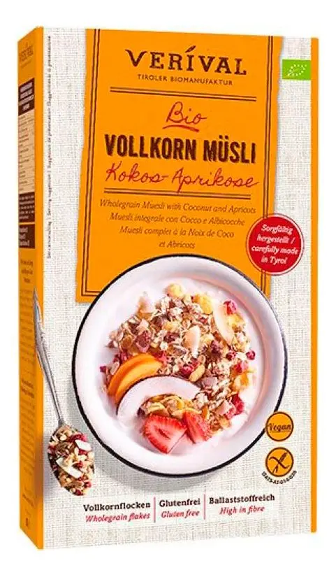 Verival Müsli Kokos/Aprikos Ø - 325 g.
