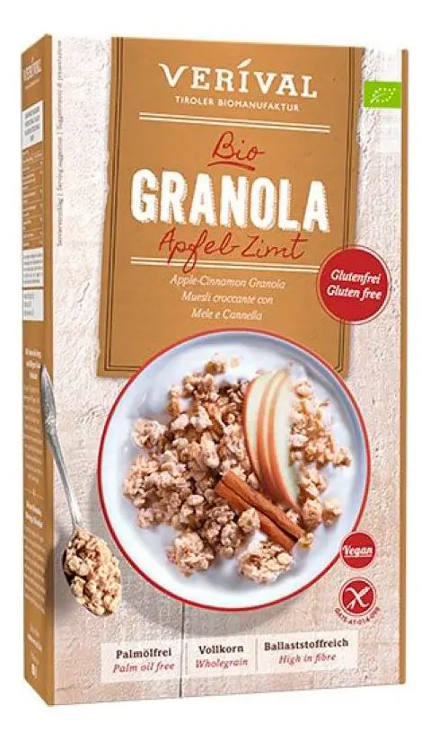 Verival Granola Eple/Kanel Ø - 325 g.