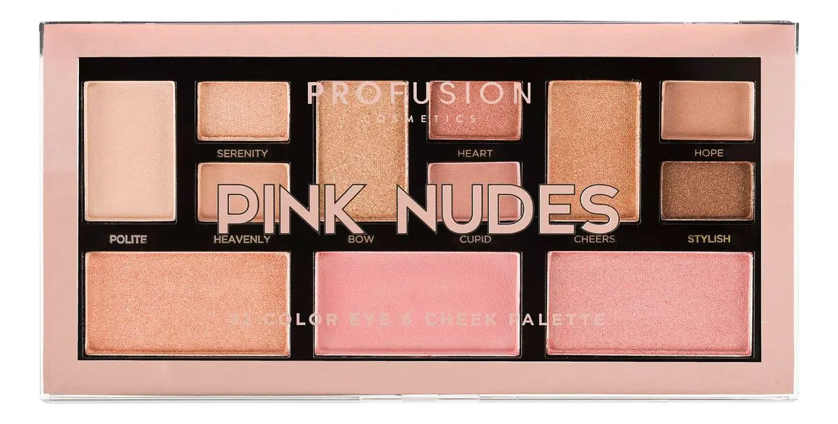 Profusion Eyeshadow 10 Shade Palette Mini Artistry - Nudes - 1 stk.