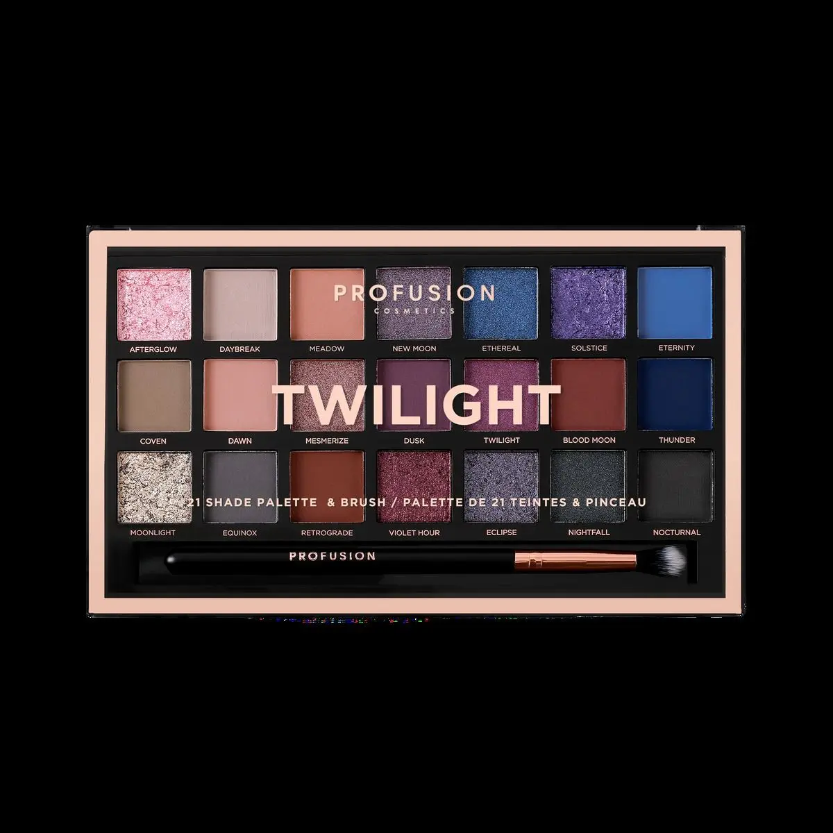 Profusion Eyeshadow 21 shade palettes Pro Artistry - Twilight Hour - 1 stk.