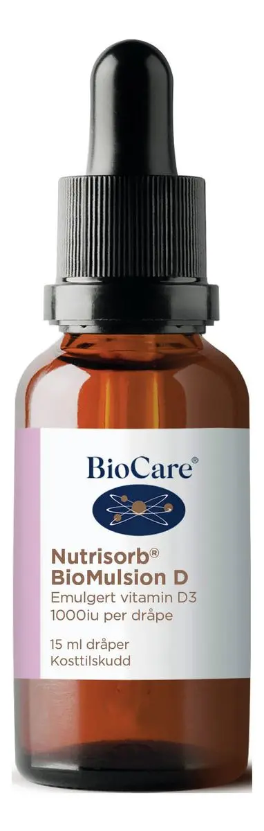 Biocare D-Vitamin BioMulsion® Nutrisorb15ml