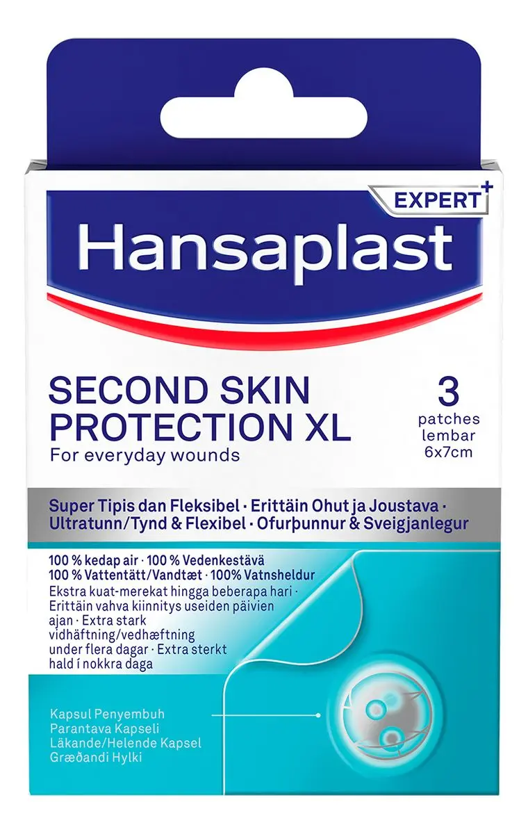 Hansaplast Second Skin Protection XL - 3 stk.