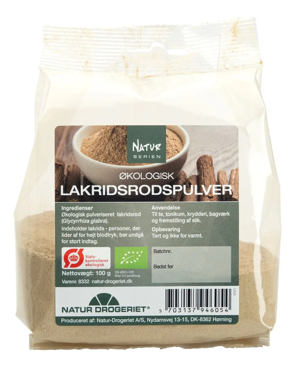 Natur-Drogeriet Lakrissrotspulver Ø - 100 g.