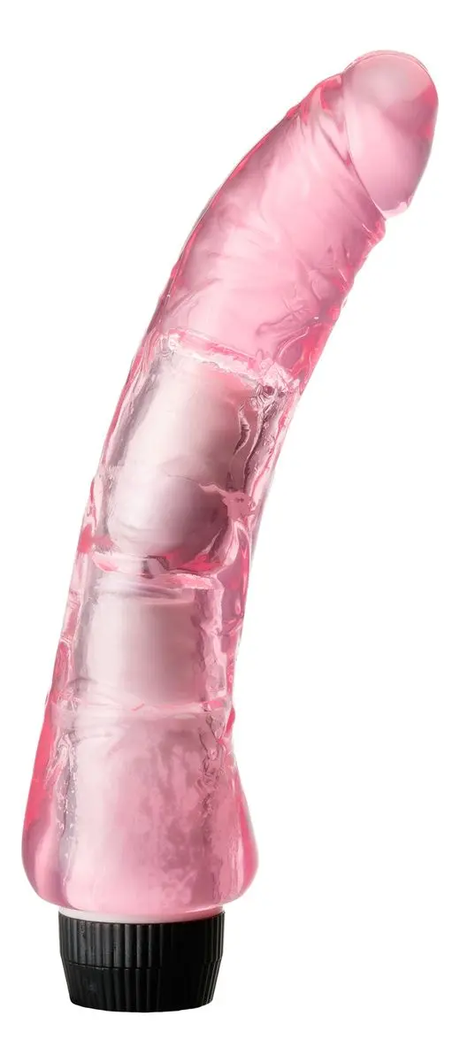 Baseks Realistisk Rosa Multispeed Dildo Vibrator
