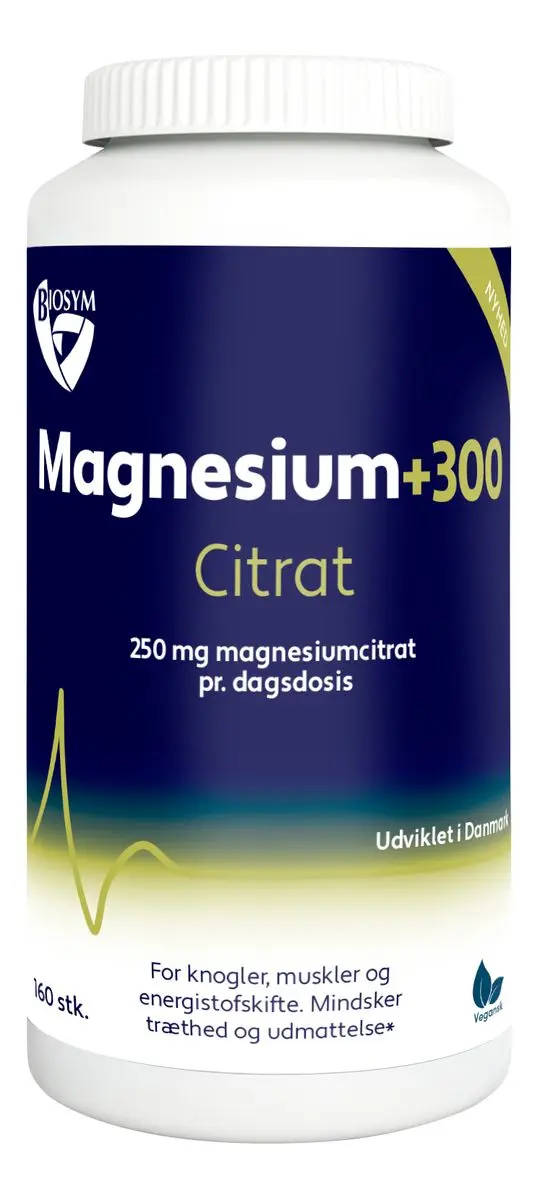 Magnesium+300 Citrate - 160 kaps.