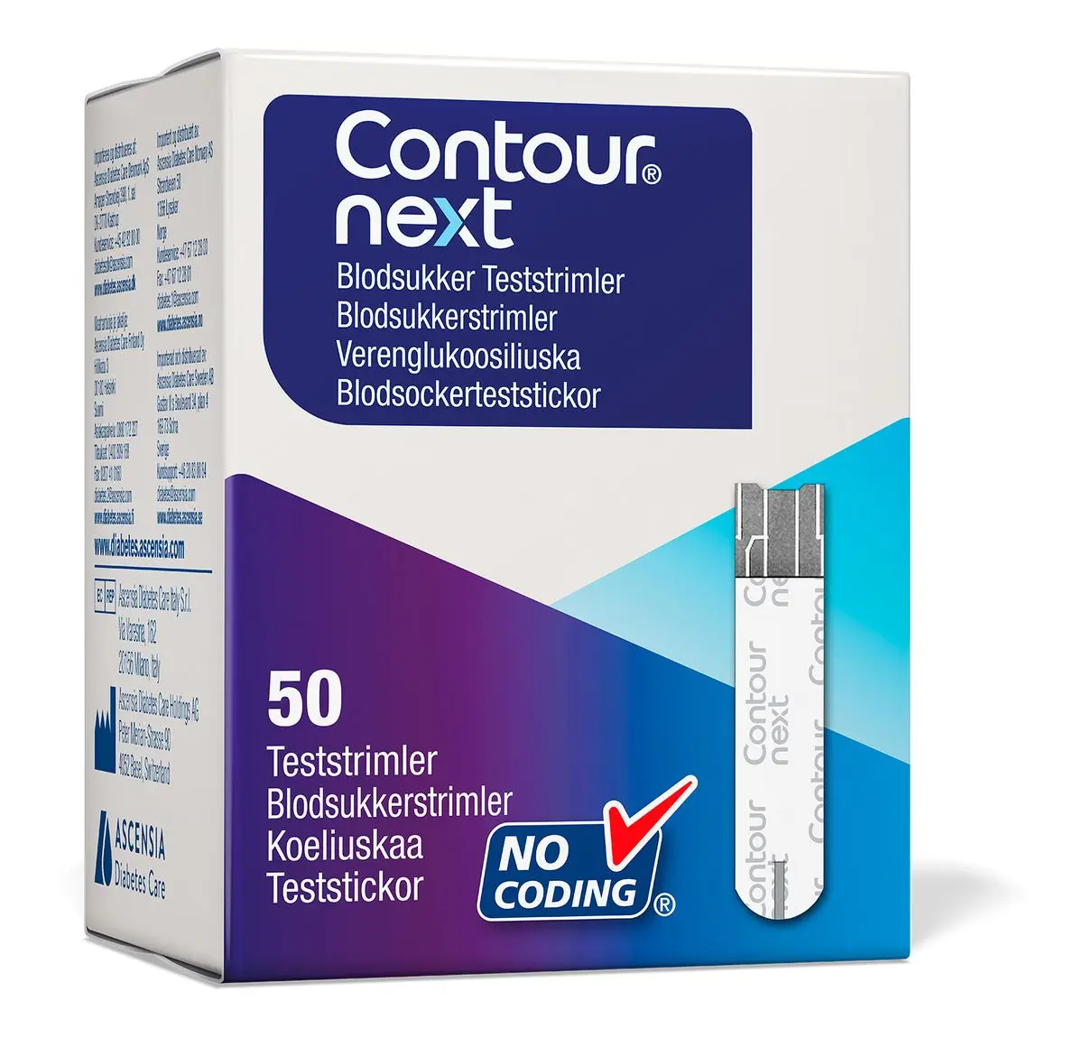 Bayer Contour NEXT teststrimler - 50 stk