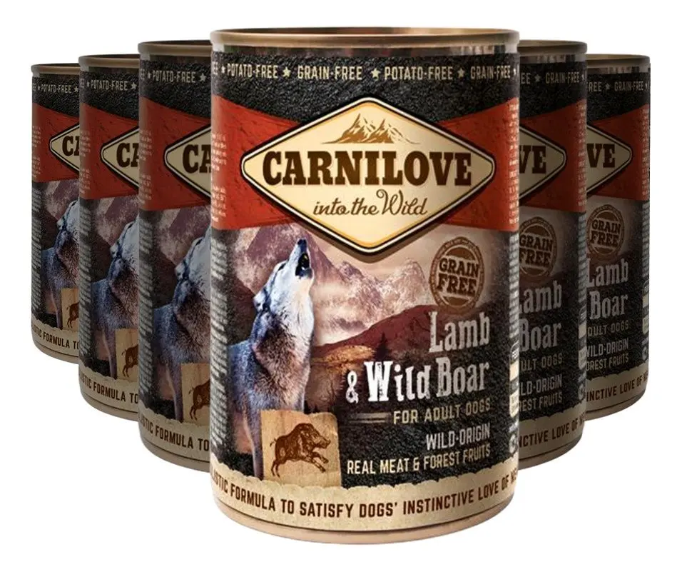 Carnilove Våtfor - lam & villsvin - 6 x 400 g.