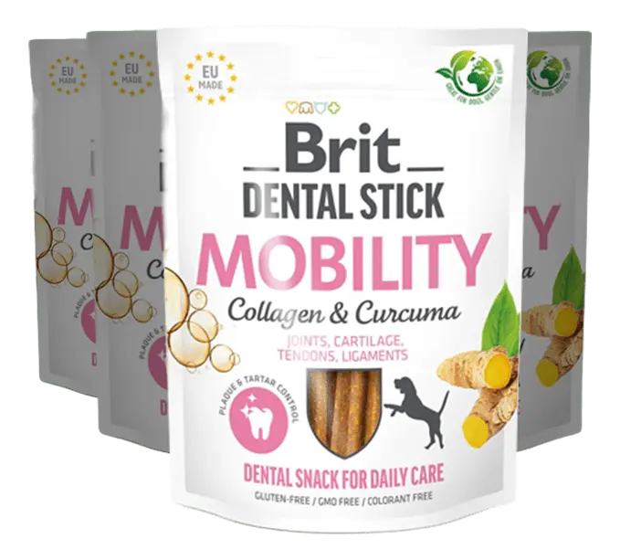 Brit Dental Stick, kollagen - 4 poser