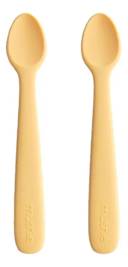Mushie Silicone Spoons Pale Daffodil - 2 stk.