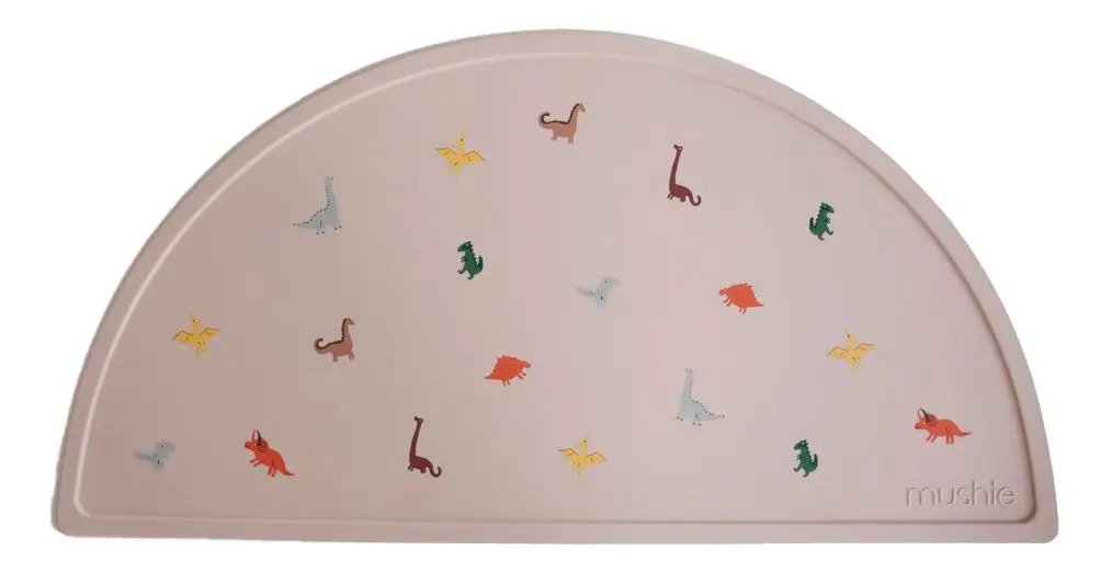 Mushie Silikone Placemat Dinosaurs - 1 stk.