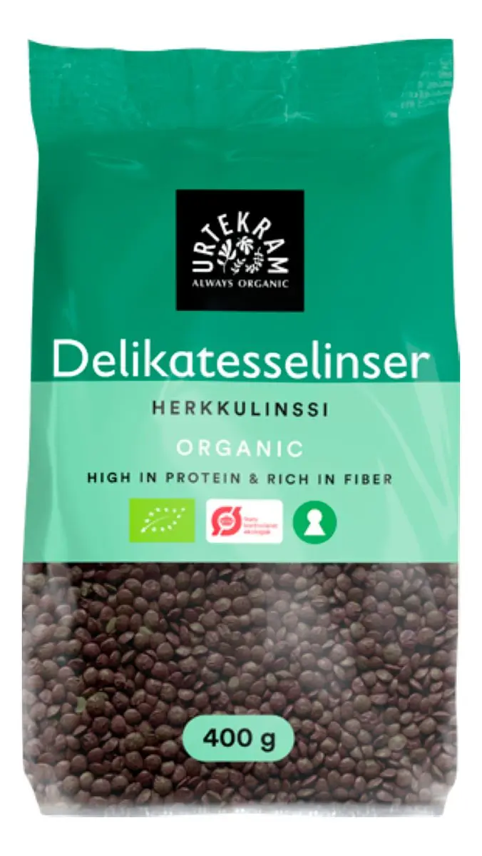 Urtekram Food Delikatessen Linser Ø - 400 g.