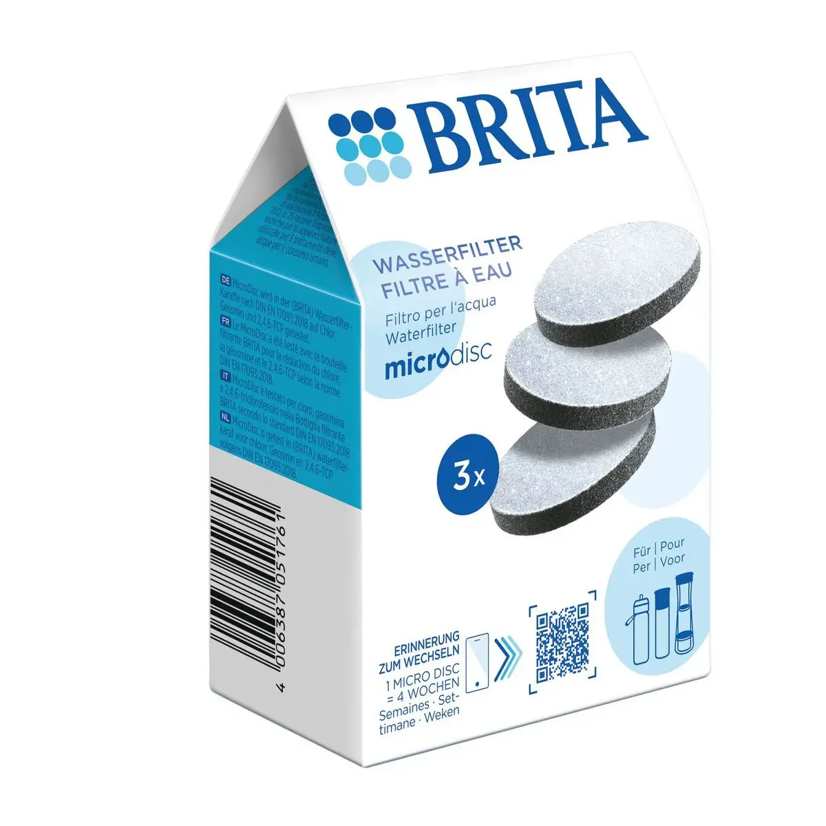 Brita Micro Disc 3-pakning vannfilter - 1 stk.
