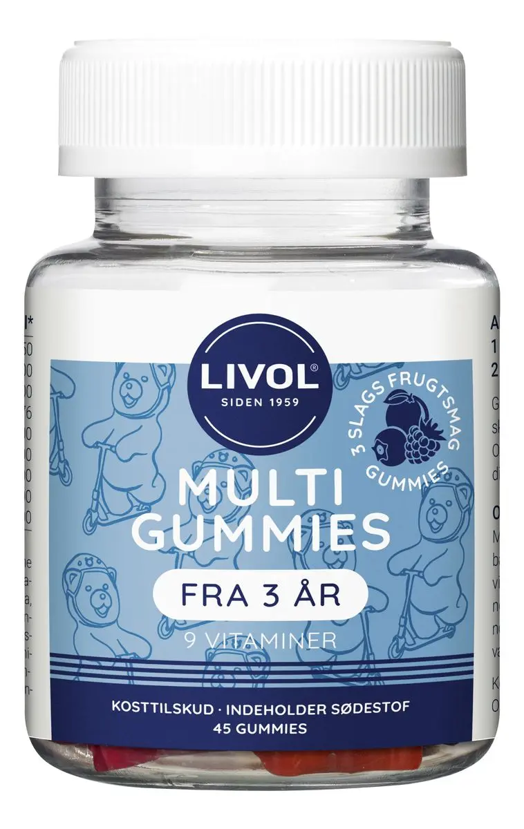 Livol Vitamin Gummies, Frukt - 45 stk.