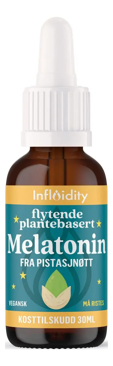 Influidity Flytende Plantebasert Melatonin - 30 ml.