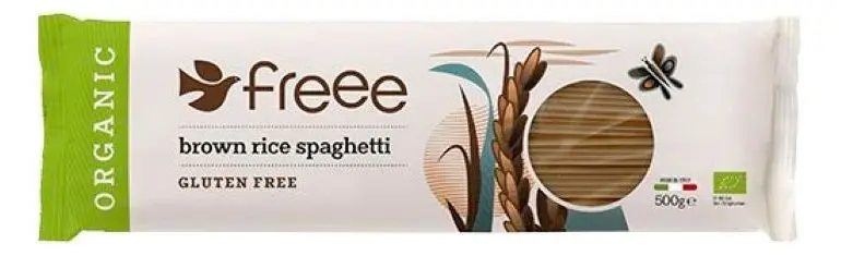 Doves Farm Pasta, Brun ris spaghetti, glutenfri Ø - 500 gram