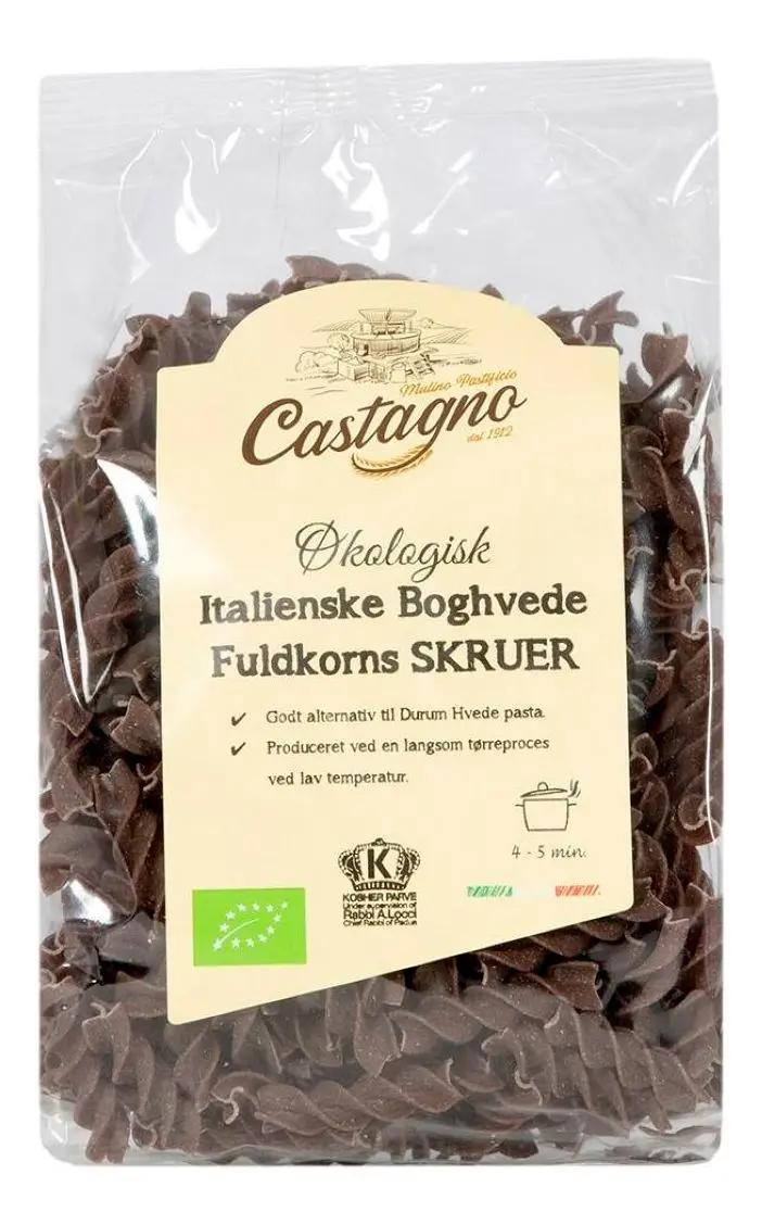 Castagno fullkorn bokhvete skruer- Ø - 250 g