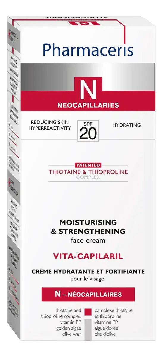 Pharmaceris N Vita-Capilaril Ansigtskrem mot rødme SPF20 -50 ml