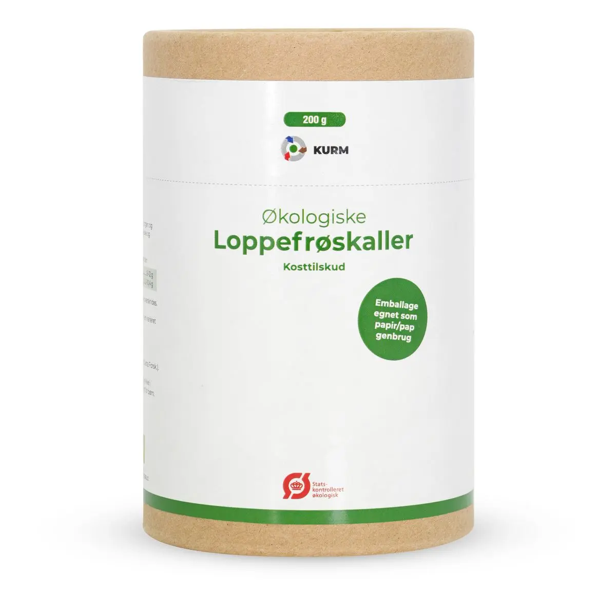 Kurm Loppefrøskaller Ø - 200 g.