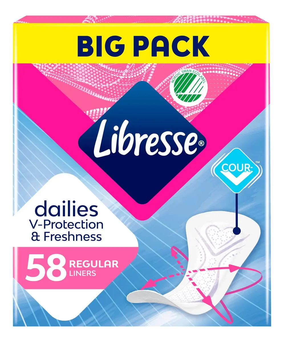 Libresse Regular Big Pack - 58 stk.