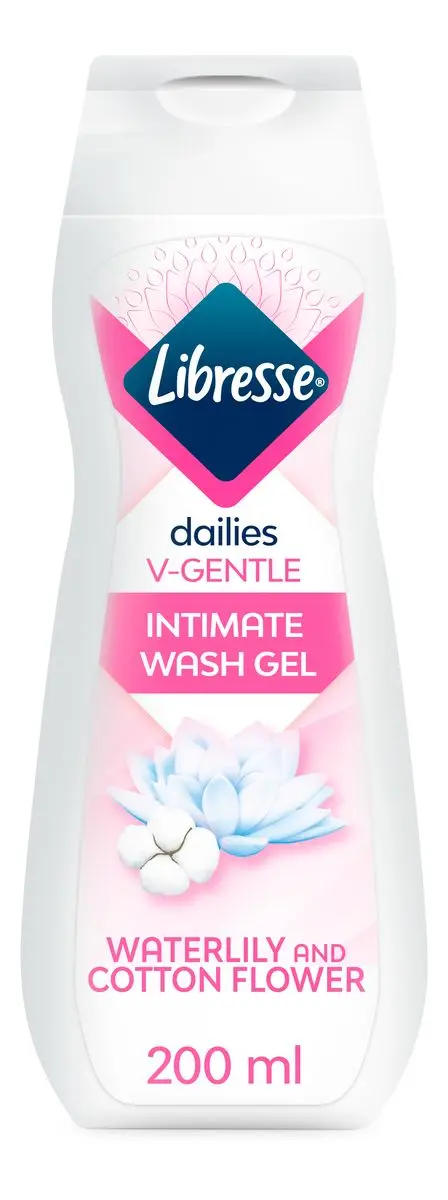 Libresse Wash Gel Waterlily & Cotton Flower - 200 ml.