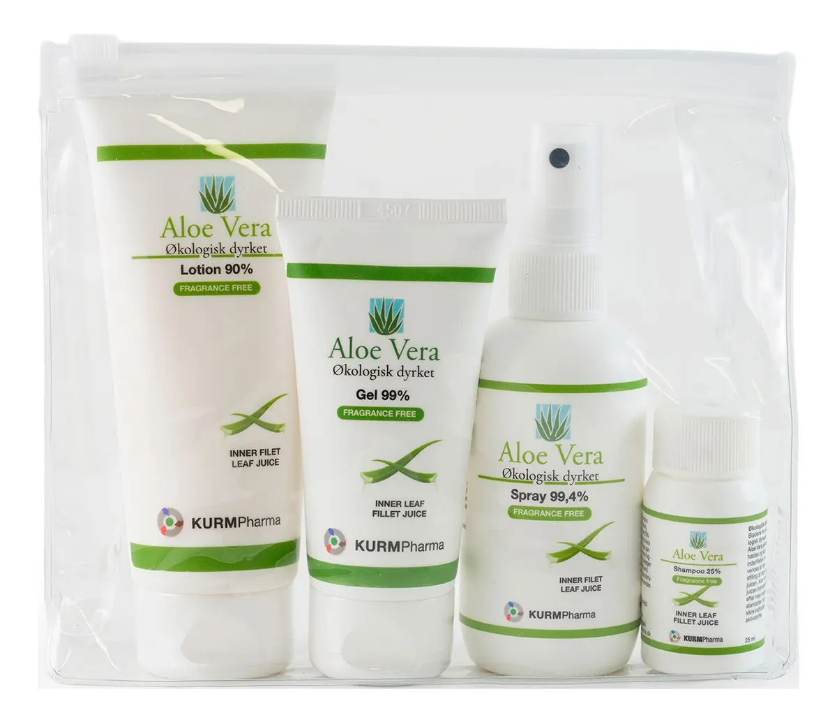 Kurm Aloe Vera Travelkit - 1 sett