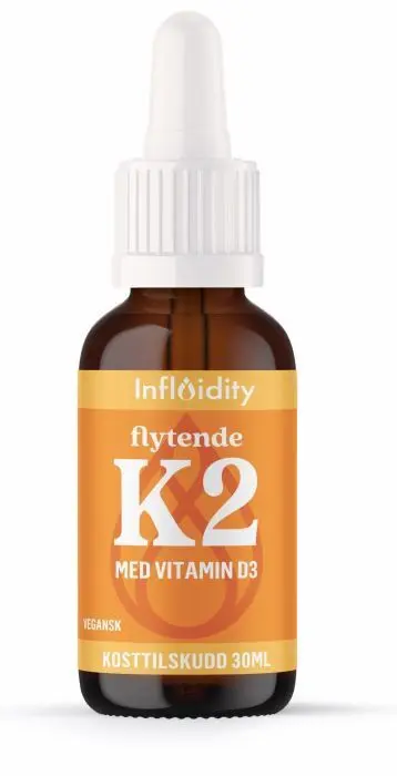 Influidity Flytende K2 med D3 - 30 ml