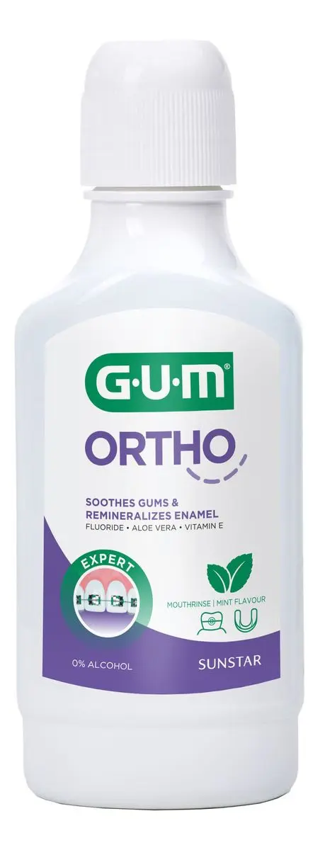 Gum Ortho Munnskyll 400 ppm fluor - 300 ml.