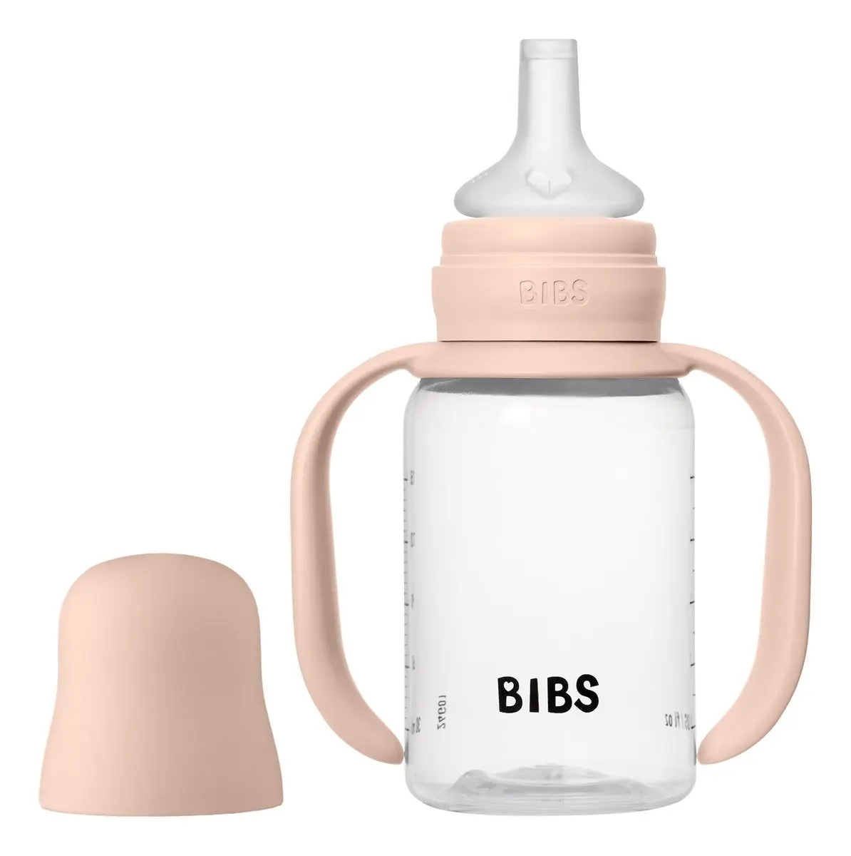 Tåteflaske med drikketut - Blush 150 ml