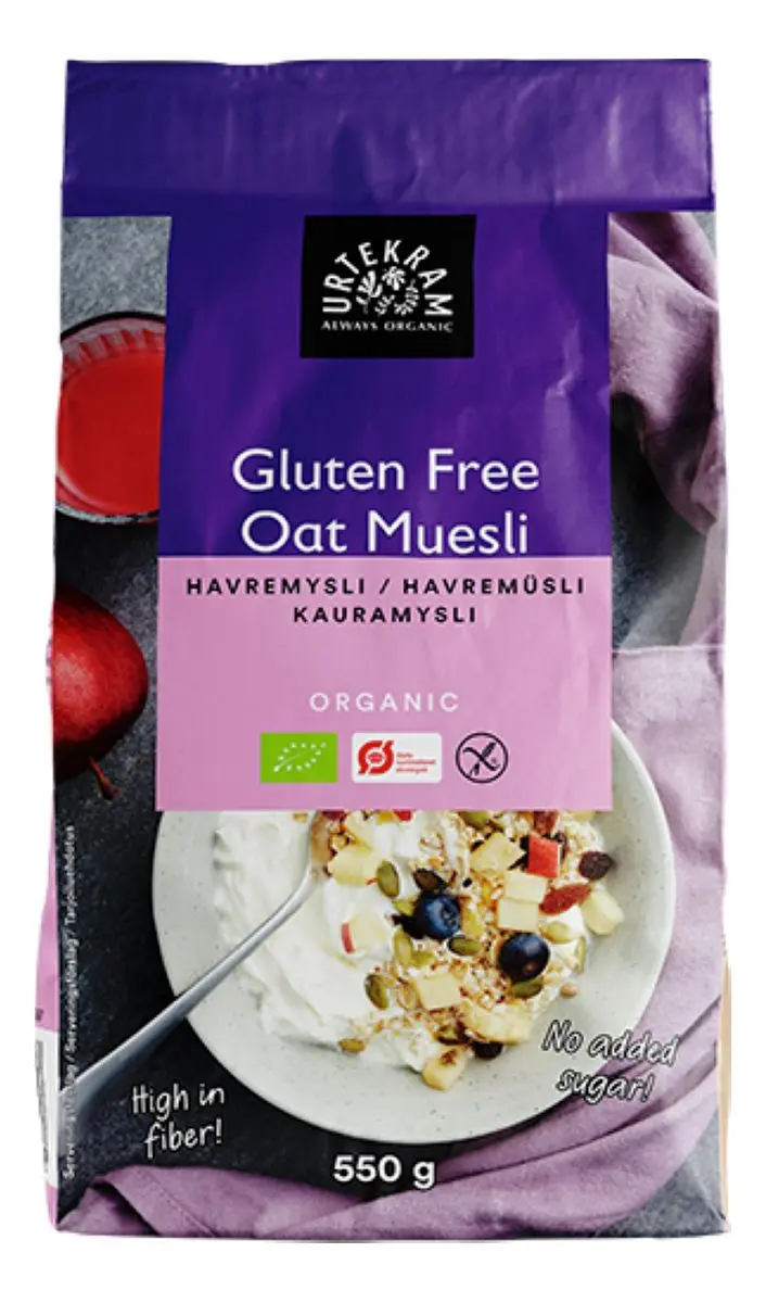 Urtekram Food Havremusli Glutenfri Ø - 550 g