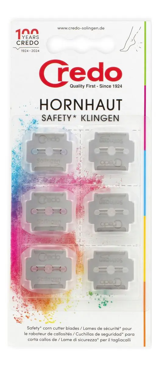 Credo blad til hudhøvel - 6 stk