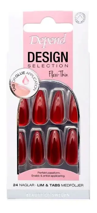 Depend Design Selection Ruby Red Almond - 24 stk.