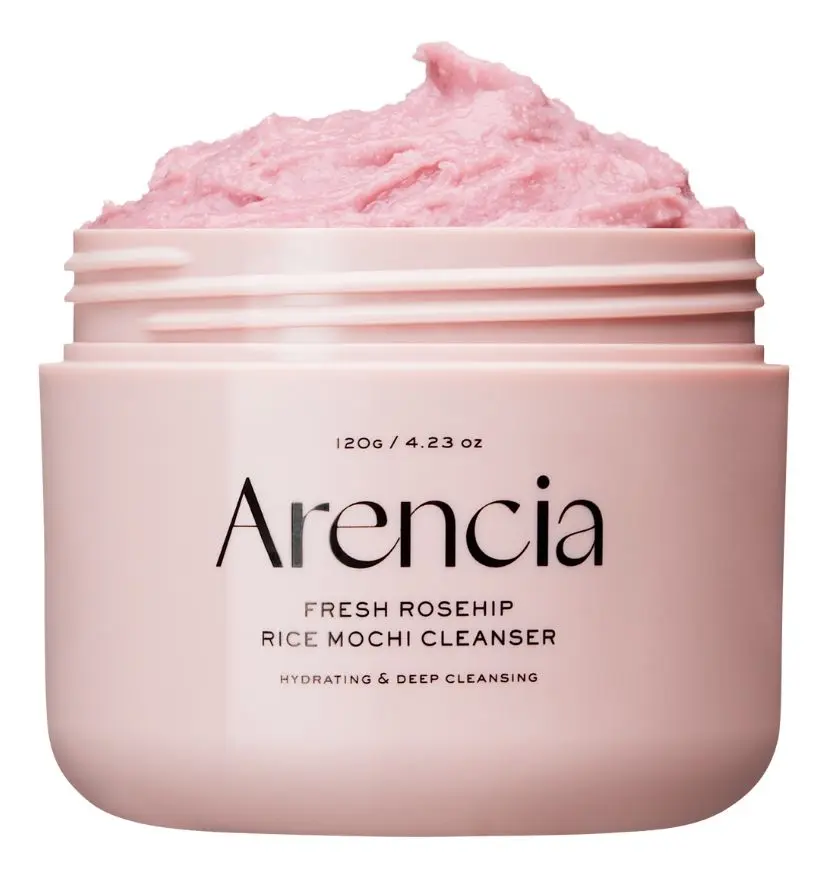 Arencia Fresh Rosehip Rice Mochi Cleanser - 120 ml.