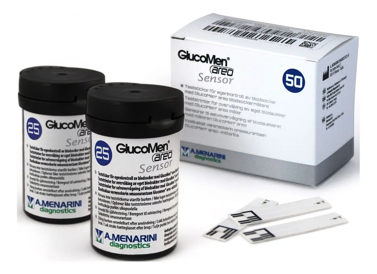 GlucoMen Areo Teststrimler - 50 stk.