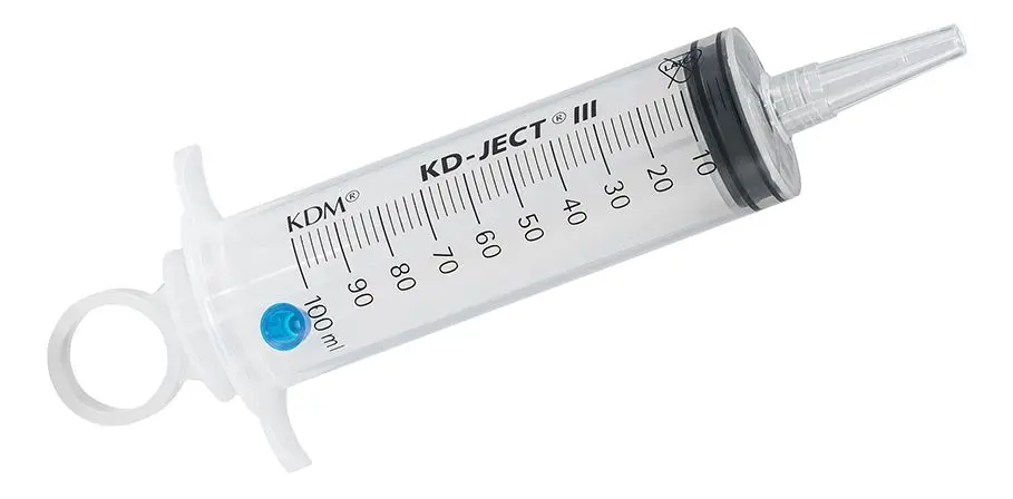 KD-ject III sprøyte lige kat 100ml m/løs luer grad 2ml - 25 stk.