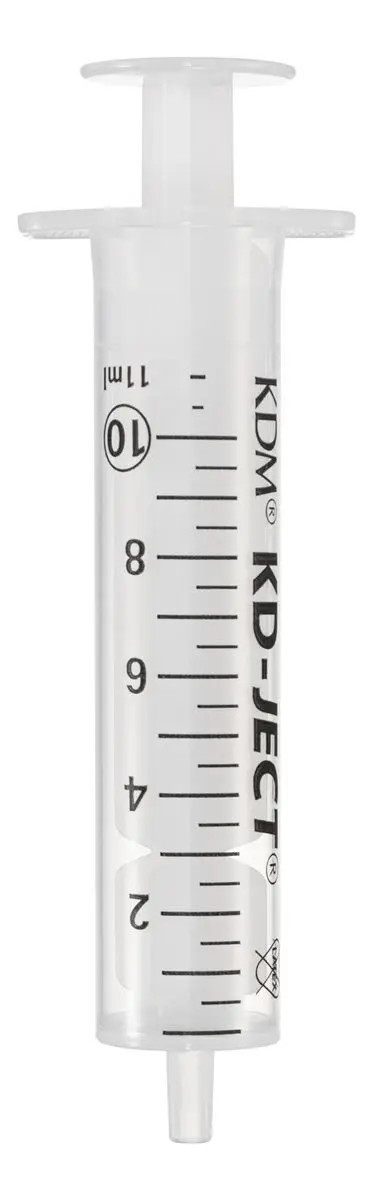 KD-Ject sprøyte 2-k 10ml LS excentrisk steril - 100 stk.