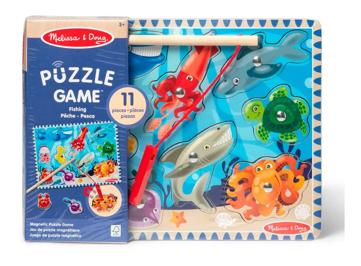 Melissa and Doug Magnetisk Fiskepuslespill - 1 stk.