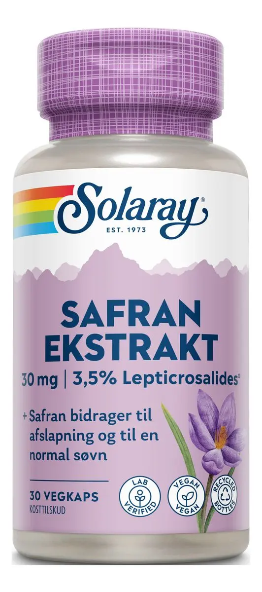 Solaray Safran Ekstrakt - 30 kaps.