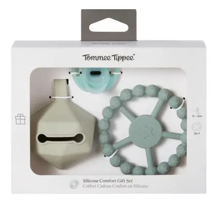 Tommee Tippee Silicone Comfort Gaveeske i Grønn - 1 sett.