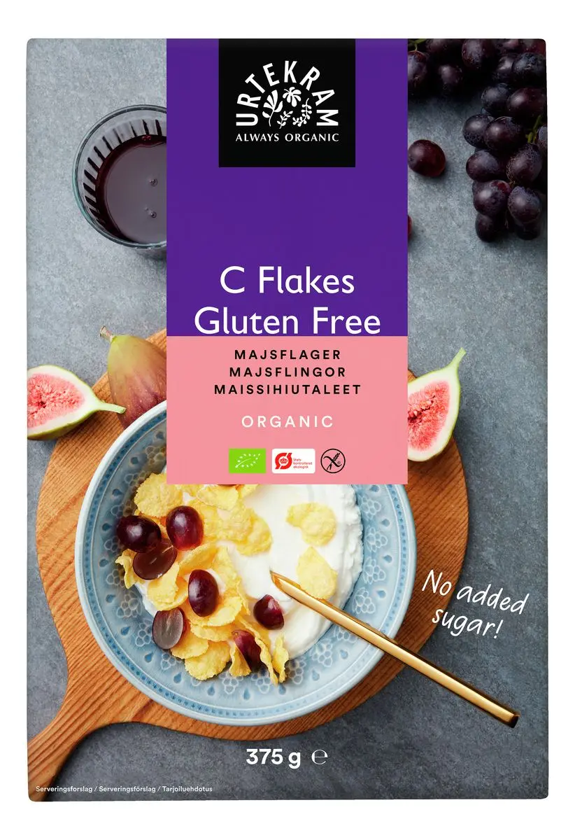 Urtekram Food Cornflakes Glutenfri - 375g