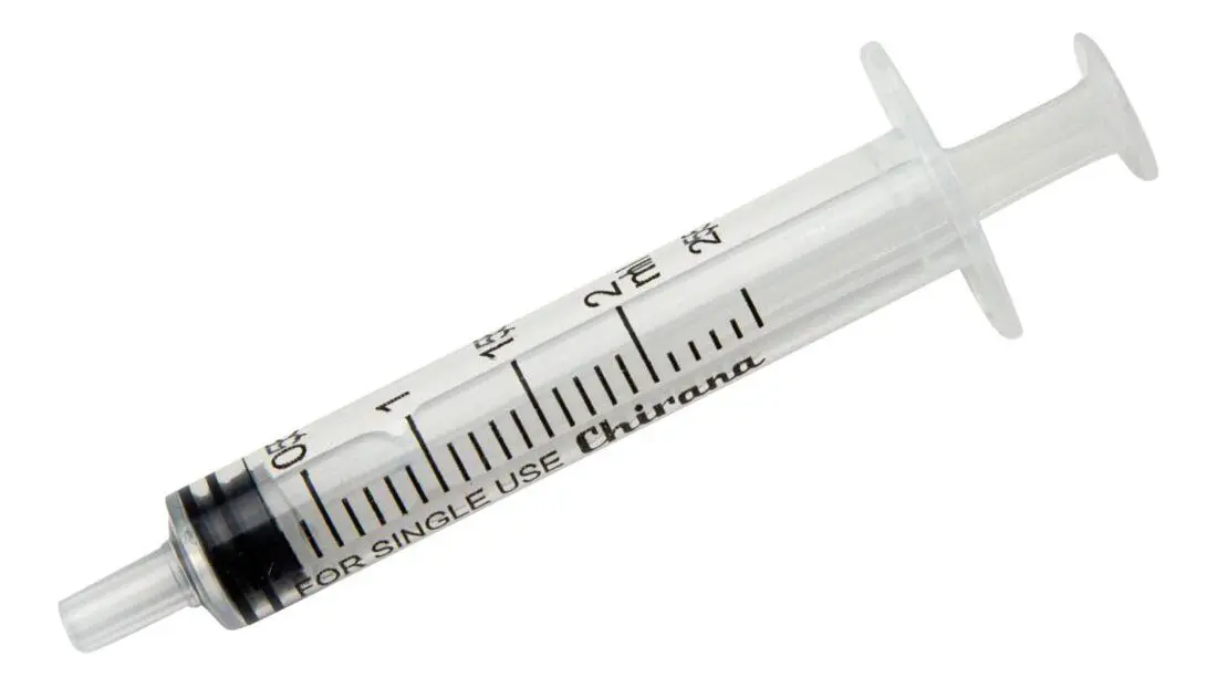 Chirana 3-Delt Engangssprøyte - 2 ml.