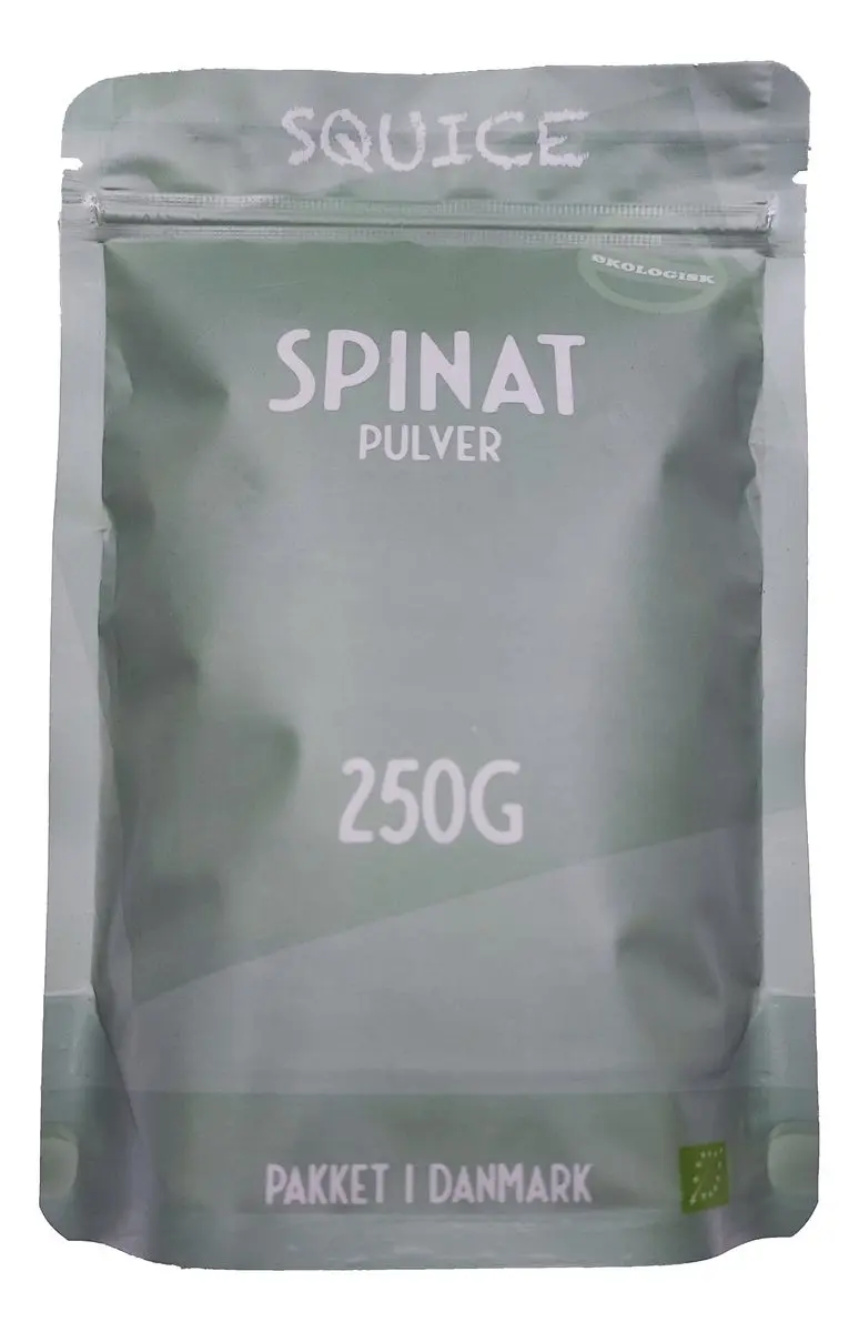 Squice Økologisk Spinat Pulver - 250 g.