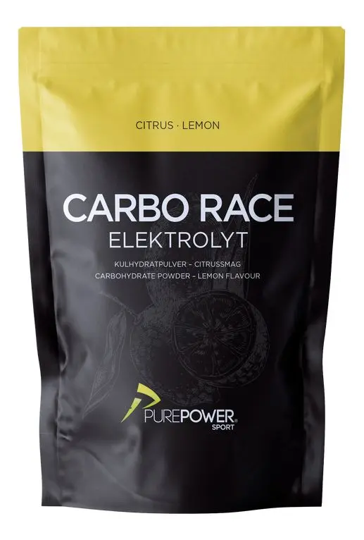 Purepower Carbo Race Elektrolytter Sitrus - 1 kg.