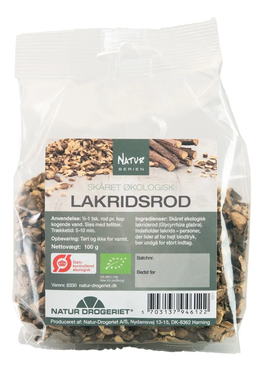 Natur-Drogeriet Lakrisrot Hakket Ø - 100 g.
